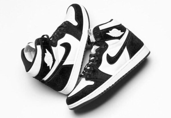 Nike Air Jordan 1 Black White - Image 4